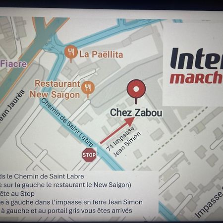 Chez Zabou Apartman Carpentras Kültér fotó